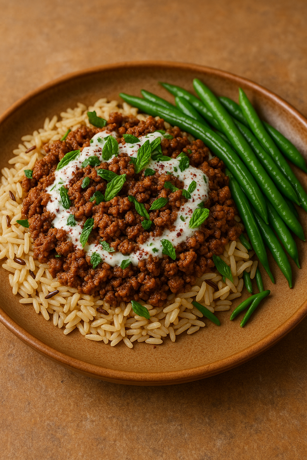Turkish Lamb with Mint and Sumac Yoghurt